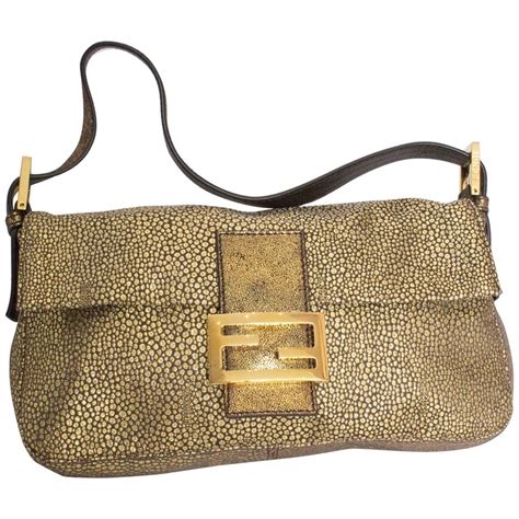 fendi gold metalic hand bags|old Fendi bags for sale.